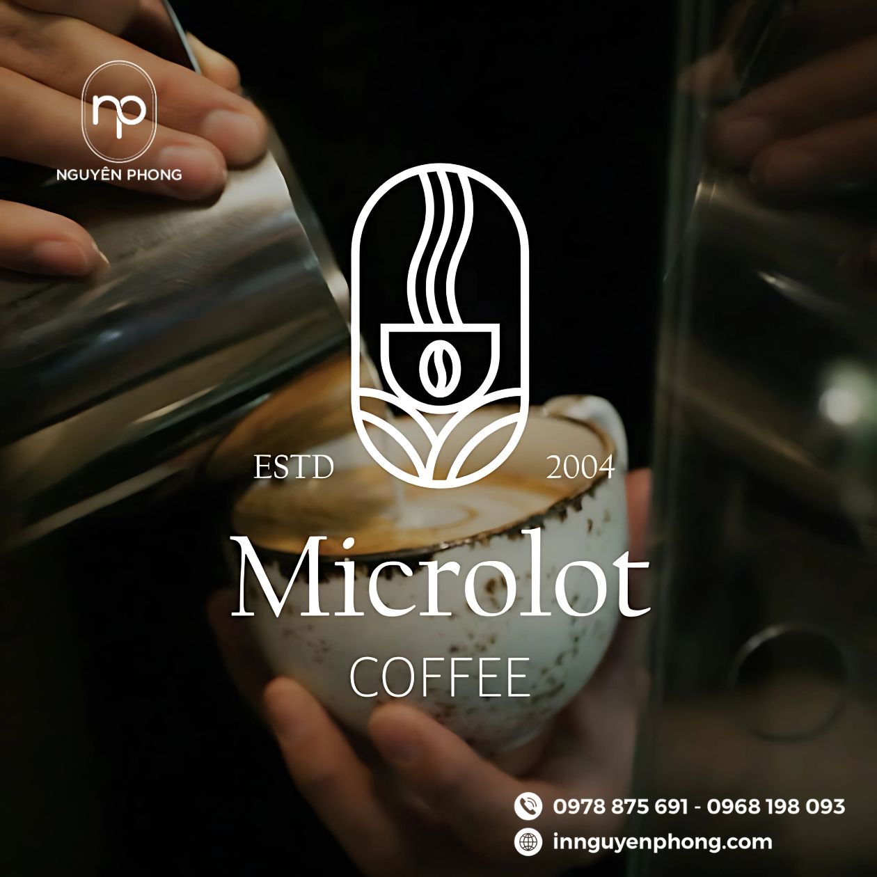 Logo giúp nhận diện thương hiệu quán cafe dễ dàng
